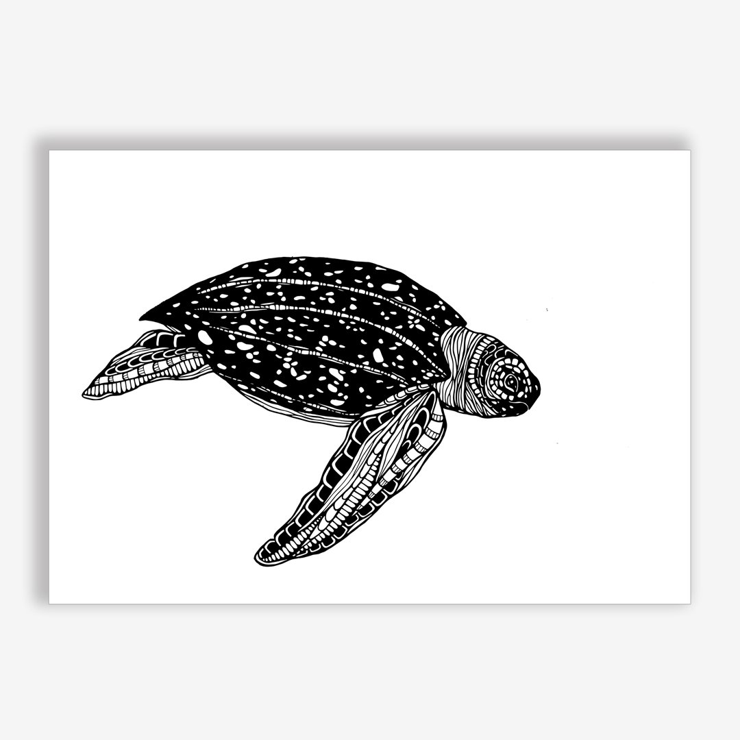 Artprint Leatherback Turtle Joeke