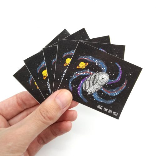Stickers Tardigrade in Space 🌌 (5pcs)