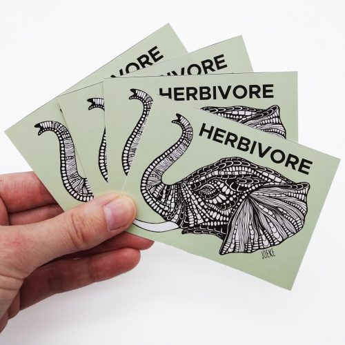 Stickers Herbivore Elephant (4pcs)